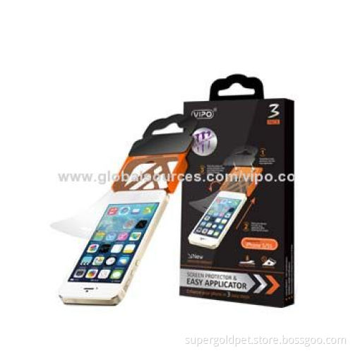 HD Screen Protector, iPhone 5/5S + Easy Applicator, Easy to Put-on, Bubble-free, Japanese Material